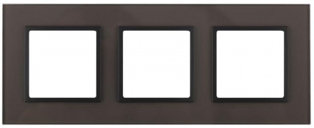 Рамка 3-м 14-5103-32 стекло Elegance розовый+бел. ЭРА Б0034522 1232116