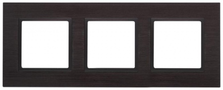 Рамка 3-м 14-5203-05 металл Elegance черный+антрацит ЭРА Б0034555 1232149