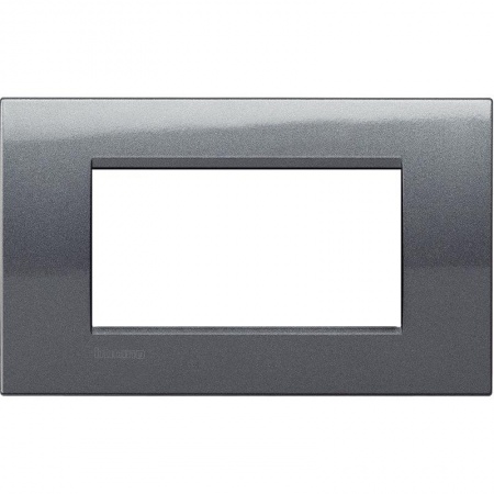 Рамка 4-м LivingLight "Сталь" Leg BTC LNA4804AC 1215797