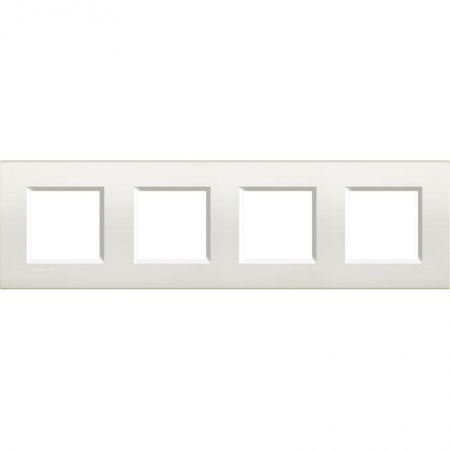 Рамка 4-м LivingLight прямоугол. бел. Leg BTC LNA4802M4BI 1041748