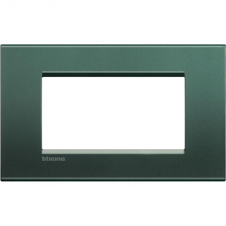 Рамка 4мод. LivingLight прямоугол. зел. шелк Leg BTC LNA4804PK 1041777