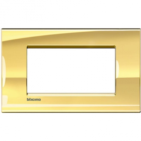 Рамка 4мод. LivingLight прямоугол. золото Leg BTC LNA4804OA 1041778