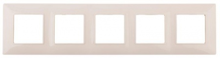 Рамка 5-м 14-5005-02 Elegance сл. кость ЭРА Б0034406 1232058