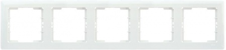 Рамка 5-м BOLERO РГ-5-ББ горизонт. бел. ИЭК EMB50-K01 1233552