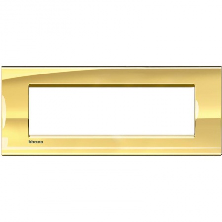 Рамка 7мод. LivingLight прямоугол. золото Leg BTC LNA4807OA 1041800
