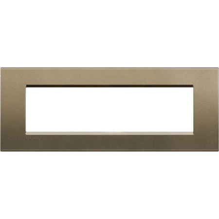 Рамка 7мод. LivingLight прямоугол. корич. шелк Leg BTC LNA4807SQ 1041802