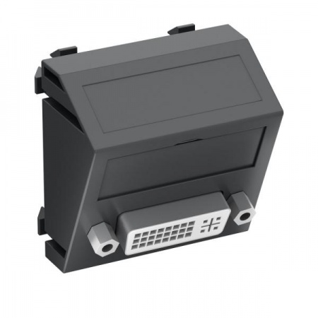 Рамка Modul45 мультимедийная DVI MTS-DVI S SWGR1 черн. OBO 6104745 357955