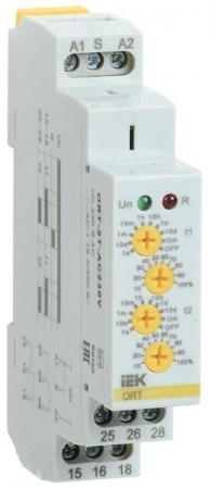 Реле времени ORT 2 конт. 2 уст. 230В AC ИЭК ORT-2T-AC230V 463839