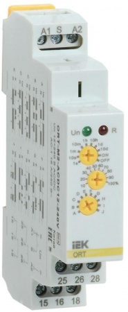 Реле времени ORT многофункциональное 2 конт. 12-240В AC/DC ИЭК ORT-M2-ACDC12-240V 463853