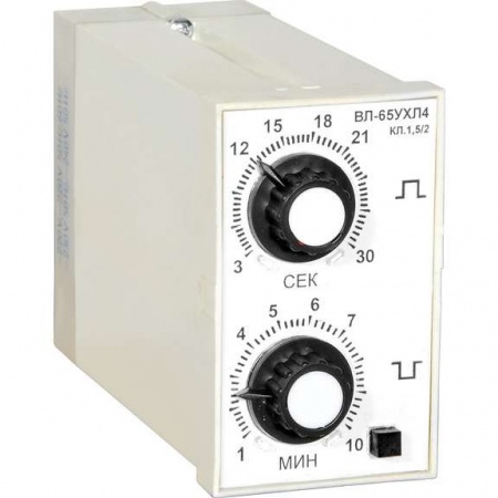 Реле времени ВЛ-65 110/220В (имп. 1-10с пауза 1-10с) РЭЛСИС A8011-76912073 56789