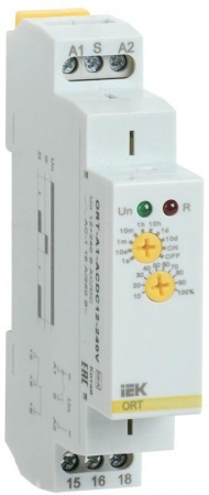 Реле задержки включения ORT 1 конт. 12-240В AС/DC ИЭК ORT-A1-ACDC12-240V 463842