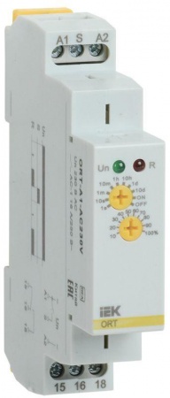 Реле задержки включения ORT 1 конт. 230В AС ИЭК ORT-A1-AC230V 463841