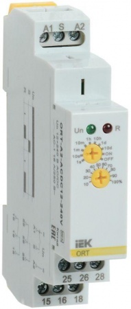 Реле задержки включения ORT 2 конт. 12-240В AС/DC ИЭК ORT-A2-ACDC12-240V 463844