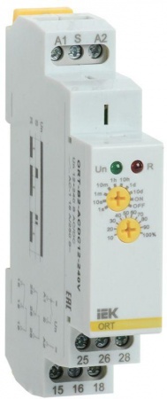 Реле задержки выключения ORT 2 конт. 12-240В AС/DC ИЭК ORT-B2-ACDC12-240V 463848