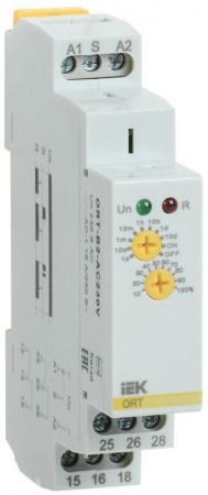 Реле задержки выключения ORT 2 конт. 230В AС ИЭК ORT-B2-AC230V 463847