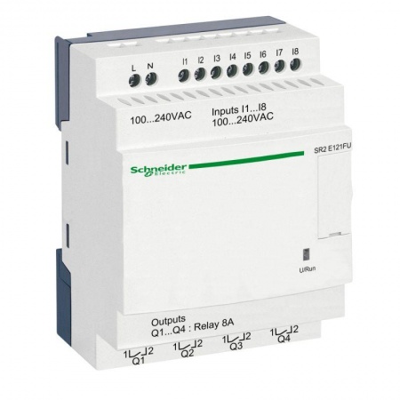 Реле интелект. компактное zelio logic 8вх/4вых. питание 100-240В Sche SR2E121FU 239260