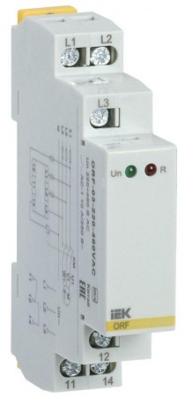 Реле фаз ORF 03 3ф 220-460В AC ИЭК ORF-03-220-460VAC 463860