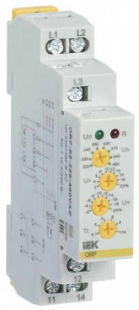 Реле фаз ORF 05 3ф 220-460В AC ИЭК ORF-05-220-460VAC 463862