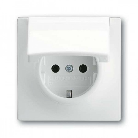 Розетка Impuls 2P+E с защ. крышкой бел. ABB 2018-0-0992 31169