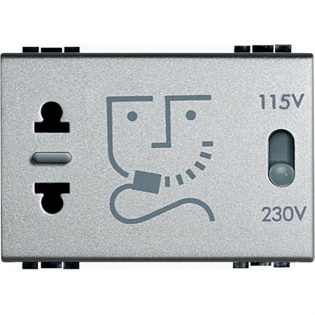 Розетка LivingLight для бритв с изол. трансформатором питание 230В 50/60Гц Leg BTC NT4177 1041940