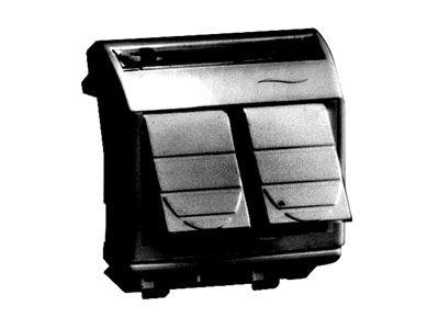 Розетка компьютерная СП Brava 2мод. RJ45 CAT.6 экран двойн. черн. ДКС 77453N 1025729