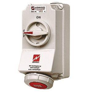 Розетка наруж. уст. Duo 16А 3P+E+N IP67 с мех. блок Mennekes 5603A 97503