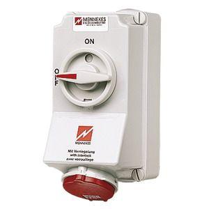 Розетка наруж. уст. Duo 32А 3P+E+N IP44 с мех. блок Mennekes 5108A 97501