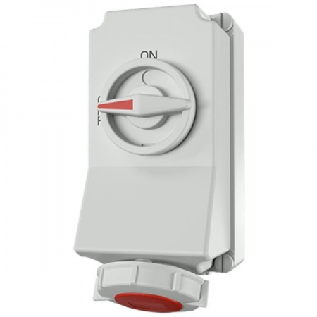 Розетка наруж. уст. Duo 5п 16А 400В с мех. блок. IP67 Mennekes 5603AD 244725