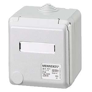 Розетка настенная Cepex 3п 16А 230В IP44 Mennekes 4132 435806