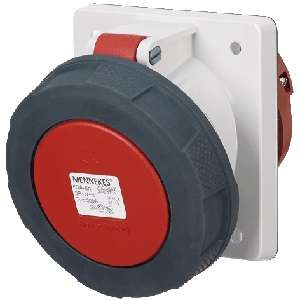 Розетка панельная 5п 63А 400В IP67 Mennekes 209A 428146