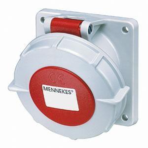 Розетка скрыт. уст. 32А 400В 3P+E IP67 косая 20гр Mennekes 3254 155708