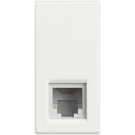 Розетка телефонная Axolute RJ11 К10 кат.3 бел. Leg BTC HD4258C11N 1039381