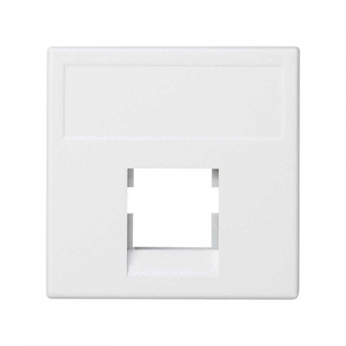 Адаптер на 1 RJ45 коннектор SimonConnect AMP (S110; SL110; SLt) Brand-RexRIT 45х45мм бел. K076-9 393408