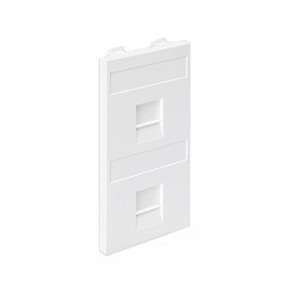 Адаптер на 2 RJ45 коннектора защ. шторки бел. SimonConnect S76B-9 235860