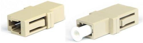 Адаптер проходной оптич. FA-P00Z-LC/LC-N/WH-BG LC/PC-LC/PC MM simplex корпус пласт. беж. (бел. колпачки) Hyperline 242820 429882
