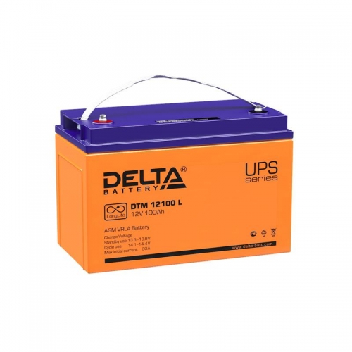 Аккумулятор 12В 100А.ч Delta DTM 12100 L 515701