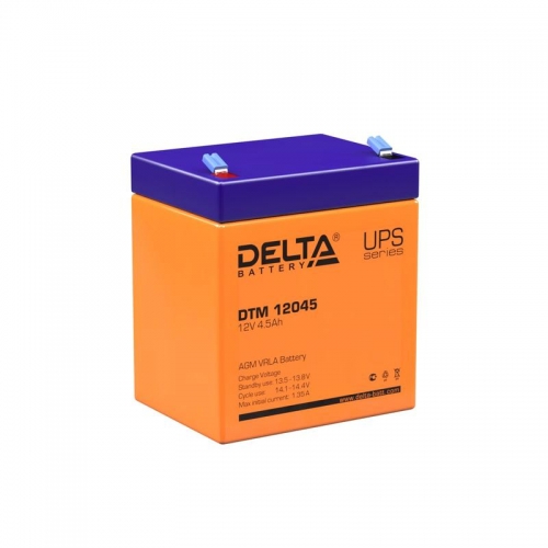 Аккумулятор 12В 4.5А.ч.90/70/107 Delta DTМ 12045 407261