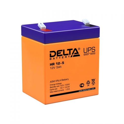 Аккумулятор 12В 5А.ч Delta HR 12-5 472347