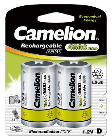 Аккумулятор D Ni-Cd 4500мА.ч BL-2 (блист.2шт) Camelion 3146 331745