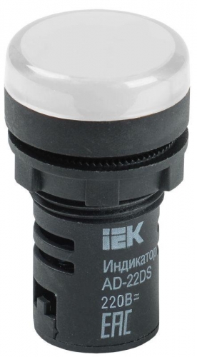 Арматура светосигнальная AD-22DS 220В бел. ИЭК BLS10-ADDS-230-K01 63166