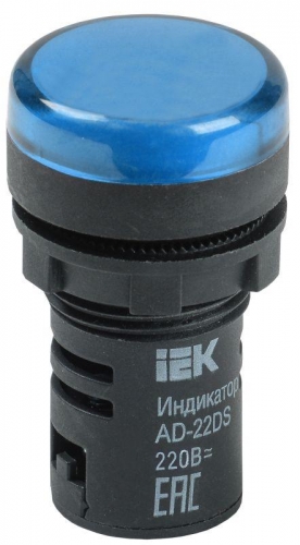 Арматура светосигнальная AD-22DS 240В син. ИЭК BLS10-ADDS-230-K07 65203