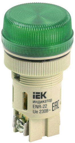 Арматура светосигнальная ENR-22 зел. ИЭК BLS40-ENR-K06 33762