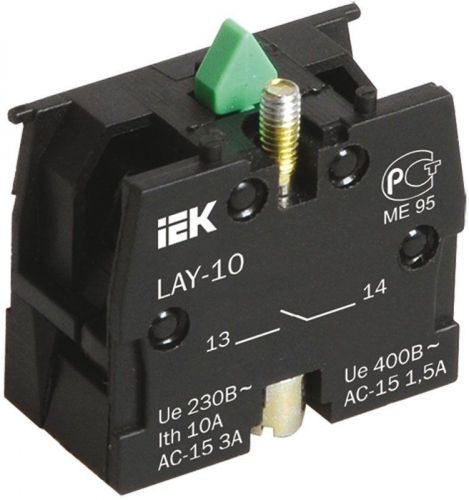 Блок контактный 1з для LAY5 ИЭК BDK21 250705