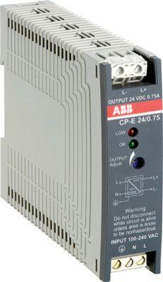 Блок питания CP-E 24/0.75 вх. 90-265В AC/120-370В DC вых. 24В DC/0.75А ABB 1SVR427030R0000 151759