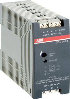 Блок питания CP-E 24/2.5 вх. 90-265В AC/120-370В DC вых. 24В DC/2.5А ABB 1SVR427032R0000 121589
