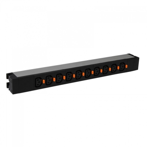 Блок распределения питания PDU 10 роз. С13 клеммный блок 19дюйм 16А Leg 646814 1215700