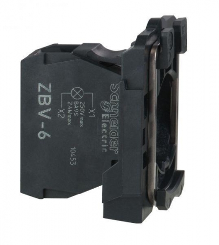 Блок сигнальный до 250В с клем. заж. для BA9S SchE ZBV6 241906