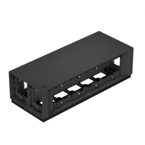 Бокс наполый Telitank 375х154х109мм T12L 00C 9011 полиамид черн. OBO 7408100 1133358