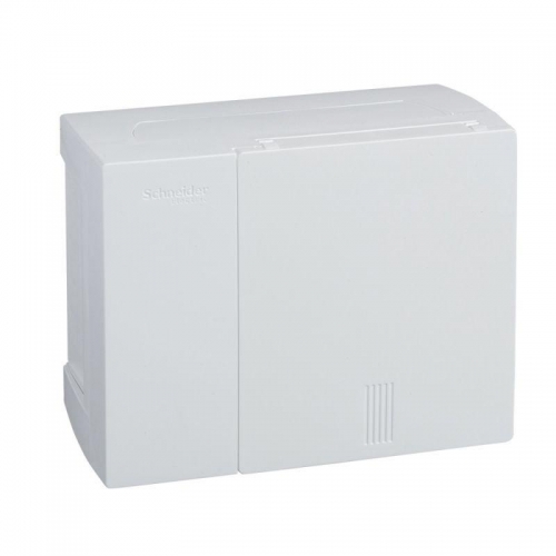 Бокс ОП MINI PRAGMA 1 ряд 6мод. бел. с бел. двер. IP40 SchE MIP12106 154091