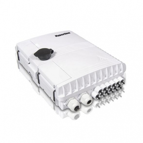 Бокс оптический FO-WBI-12A-GY настенный 12 портов (SC duplex LC) без пигтейлов и проходных адаптеров IP65 250 х 190 х 39мм сер. Hyperline 358586 1203221